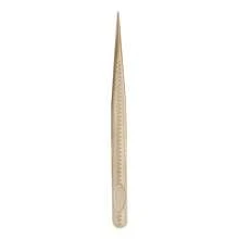 FADVAN 1/2Pcs Eyelash Tweezers Extension Black/Silver/Gold Stainless Steel Superhard Tweezers Straight And Bend Tweezer Eyebrow Volume Tweezers Set Makeup Tool High Precision Anti-Static Tweezers