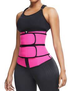 1pc Waist Trimmer Belt, Neoprene Ab Waist Trainer Corset, Sweat Enhancer Slimming Body Shaper Waist Cincher Exercise Waist Belt Suitable For Workout Home Sports And Walk