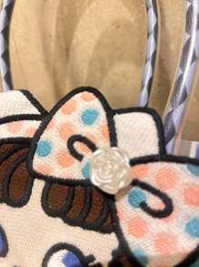 Sac à main tressé avec lèvres rouges mignonnes, sac de transport adorable, sac de rangement doux, sac d'été coloré, sac de fille à nœud, sac à main de style lolita, sac de déguisement, sac fourre-tout de style britannique, sac à main de fête sucré