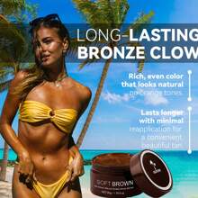 50 جرام كريم تان ذاتي - مرطب ، مغذٍ للبشرة ، يساعد على الحصول على لون بني/برونزي عميق ، يرطب ويغذي البشرة