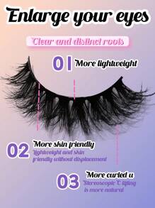 4pairs Cat Eye False Eyelashes