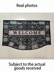 قطعة واحدة من سجادة الباب الترحيبية الفاخرة، سجدة مائية مخصصة حديثة - لتجفيف سريع، سجاد أرضي/زخرفي، بساط، لسجادة باب، وسجاد غرفة المعيشة، وسجادة الحمام، وديكور الغرفة، والديكور المنزلي