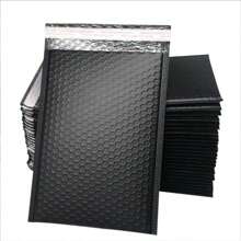 10pcs Black High Capacity Protective Bubble Wrap Bags School Supplies,Back To School