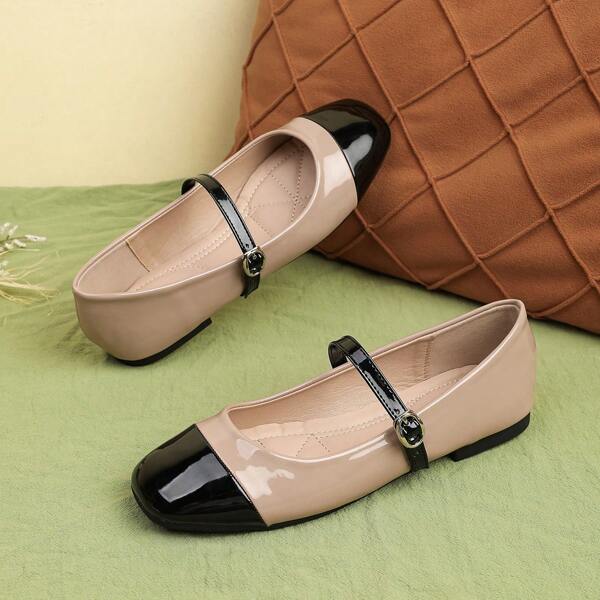 Zapatos planos Mary Jane nuevos, zapatos de abuela, zapatos pequeños para mujer