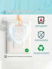 10/20/30/40 件美国标准插座插头盖、电源插头保护器、插座盖、电源插座帽、插座盖、防护儿童安全电插头保护器、带隐藏式手柄方形插座盖