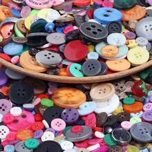 50g/Pack Assorted Colorful Resin Buttons, Suitable For DIY Handmade Button Art, Sewing Crafts, Clothing, Shoes, Hats, Decorations, Sewing & Knitting Supplies - Multicolor - View 6