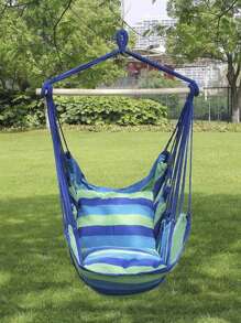 1 Stück Hängestuhl für Studentenwohnheim, Hängestuhl für Universitätsstudenten, Innen-Hängekorb-Schaukelstuhl, Außenterrassen-Schaukel, einfache Installation, stabiler Seilverriegelung, abriebfest & atmungsaktiv, hohe Tragfähigkeit, kippfestes Design (Kissen und Polster nicht enthalten)