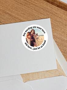 4*4cm 100 Pieces Custom 21st Day Photo Stickers, 21st Birthday Stickers, Personalized Birthday Party Stickers, Baby Shower, Single Girl, Bach Trip, Multi-Functional, Ornamental, Reusable, Modern, Colorful, Cute, Vintage, Cartoon, Kawaii, Funny, Workers, Clients, For Business/Work/Office, For School, School Supplies, Back To School, School Supplies, Middle School Students, High School Senior High School Students, College Students, University Students, Freshman, Sophomore, Underclassmen