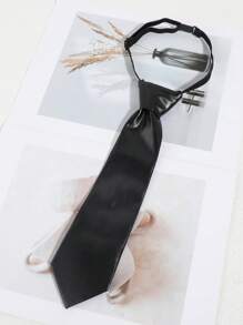 1 Stück Modische elegante Einfarbige Damen-Halsbindekrawatte, geeignet für den täglichen Gebrauch, Partys, Geschäft und Reiseoutfits