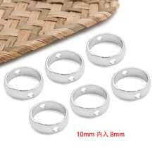 10 piezas de monturas de bisel chapadas en cobre de gran espesor (18K + Plata gruesa + Oro blanco) para hacer joyas DIY