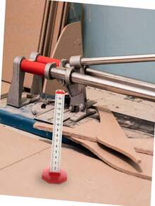 1 件水平尺测量工具瓷砖调平平台轮廓规轮廓测量尺、瓷砖铺设工具、平面调平工具、金属