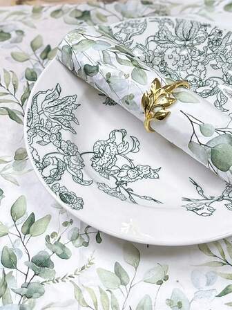 20/40 pièces Serviettes en papier de grande taille imprimées de feuilles vertes, 40 x 33 cm, Serviettes de fête, banquet de mariage, festival, anniversaire et décoration, fournitures de fête, parfait pour les fêtes, festivals, anniversaires, décoration de table et création d'ambiance de fête