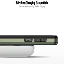 适用于三星 S25 Ultra S24 Ultra S23 Ultra A35 A55 A56 手机壳钱包式手机壳卡槽支架双层硬壳适用于 15 14 13 12 11 16 Pro Max Plus 手机壳防水防震防摔防刮全覆盖 - 軍綠色 - 查看 6