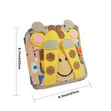 Busy Book, Busy Board Old -Travel Toy Quiet Activity Book, Life Skills & Fun Games-Sensory Toy, The Perfect Birthday Present