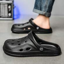 Men's Flat-Soled Clogs Are Breathable, Comfortable, Non-Slip, Wear-Resistant, Casual And Versatile, Daily Home Outing Work Shoes