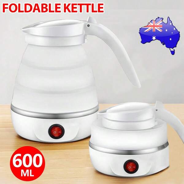 600ml Potable Travel Kettle For Outdoor Hiking Camping Or Motorcycle Travel With Stainless Steel Base