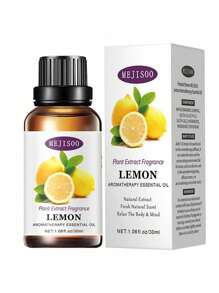 1 pieza, Aceite esencial aromático, Humidificador, Máquina de aromaterapia, Piedra difusora, Aromaterapia de coche y otros líquidos complementarios, Aceite esencial de aromaterapia, Aceite esencial de plantas de aroma calmante para el dormitorio, 8 tipos de fragancias