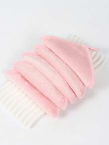 3/5pcs Soft Microfiber Facial Cleansing Cloths, Makeup Removal Face Towels With Hanging Loop, Gentle On Skin, Washable And Reusable - Multicolor - View 12