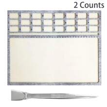 2 Counts Flocking Bead Mats And Stainless Steel Band Tweezers For Making Jewelry Accessories
