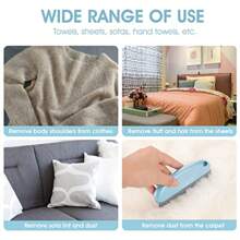 1 pieza Cepillo quitapelos para mascotas, quitapelos para perros y gatos con mango, usado para limpiar alfombras, muebles, sofás, ropa, interior de automóviles
