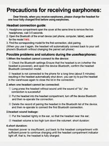MEIYIXING DIGITAL TECHNOLOGY MEIYIXING Wireless Headphones With LED Power Display, Mini Crystal In-Ear Headphones, With Wireless Charging And Touch Control, Built-In Microphone, Sports Headphones, Waterproof Headphones. Christmas/Gifts/New Year's Day