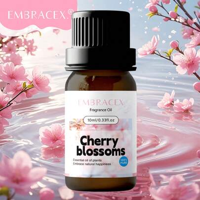 EMBRACEX. 3/2/1pc Pure Cherry Blossom Essential Oil, Natural Undiluted Oil For Aroma Diffuser, Massage, Candle Making, Sakura Essential Oil - Premium Steam Distilled Fragrance Oil For Home Aromatherapy & DIY Crafts, Great Gift For Women
