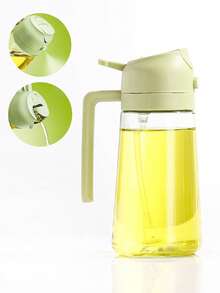 Oil Spray Bottle, 2 In 1 Oil Spray And Oil Container, 470ml/ 16oz Spray Bottle, Ooking Oil, Soy Sauce, Vinegar, Water, For Kitchen Utensils, Cook Outdoors, BBQ, For Air Fryer, Baking, Grilling