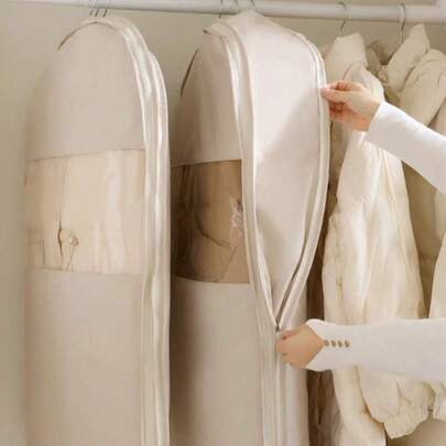 Clothing Storage Bag - A High-End Hanging Clothing Storage Bag For Bedroom Decoration, Dustproof, Moisture-Proof, Compressible, And Easy To Hang - Perfect For Storing Down Jackets And Cotton Coats