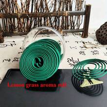 20/40/80/100个柠檬草香薰线圈 - 天然香氛螺旋香 | 燃烧时间长 | 适用于庭院、门廊、泳池边、露营和花园 | 夏季礼品和家居装饰，户外香薰线圈 - 檸檬草 - 查看 5