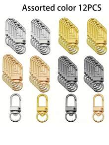 12/30 Pieces Lobster Claw Clasps Gold Swivel Snap Hooks, Metal Lobster Clasp Keychain Swivel Lanyards Snap Hooks Key Chain Hooks For Jewelry Making Purse Bags Keychain Clasp Connector Art Crafts - Lobster Claw Clasps - View 17