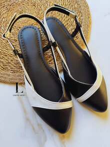 Women's Mule Slingback Sneakers In Black - 黑色 - 查看 2