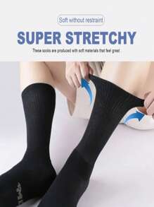 [Calcetines deportivos para hombres talla grande vendidos] 100/50/40/30/20/15/10/5 pares, diseño clásico, transpirables, que absorben la humedad, alta elasticidad, opciones de multicolor, oferta por tiempo limitado, calcetines de