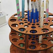 1 pièce Support de stylo et organiseur de bureau - Rack de rangement multifonctionnel pour crayons, stylos à bille et stylos plume