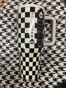 hydrojug Original Traveler - 32oz 40oz Water Bottle With Handle & Flip Straw - Fits In Cup Holder, Leak Resistant Tumbler-Reusable Insulated Stainless Steel & Rubber Base - Gifts For Women & Men,