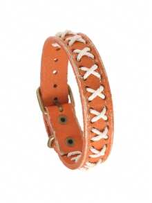 1pc Adjustable Vintage Woven Bracelet, Perfect Accessory To Complement Casual Or Formal Attire, Showcasing Personal Style And Character. Durable Snap Closure. - Multicolor - View 14