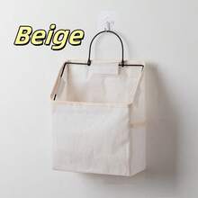 Leinwand Aufbewahrungstasche zum Aufhängen, Bettseiten Organizer Korb, Weihnachten