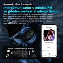 Intercomunicador Para Casco De Moto Ejeas Q8 2pz Mesh3 Ip67 - Negro - Ver 5