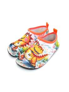 1 Pair Kids' Summer Water Shoes Outdoor Aqua Shoes Yoga Shoes Cartoon Anti-Slip Breathable Beach Shoes Training Shoes - White - View 6