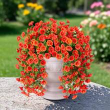 1/2/4PCS Artificial Plants Morning Glory Leaf Wall Hanging Home Background Wall Decoration Wedding Decoration Outdoor Garden Window Sill Courtyard Decoration Birthday Party Valentine's Day Gift, New Year Materials