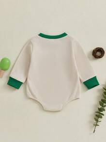 Baby Boy Hunting Outfit Long Sleeve Crew Neck Embroidery Sweatshirt Bubble Romper Duck Fall Bodysuit Winter Clothes