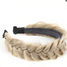 1pc Elegant Bohemian Style Woven Headband, Anti-Slip Teeth Design, Women Hair Accessory, Summer Hair Hoop Headbands Hairband