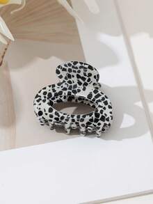 1个/2个/3个/4个装优雅夏季发夹，豹纹发爪，时尚发饰，适合日常发型装饰，波西米亚风配饰 - 彩色 - 查看 14