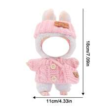 1pc Clothing Outfit (Without Doll) Suitable For 17cm Doll Clothes/Dress Accessories,Labubu Clothes Doll,Doll,Doll Clothes