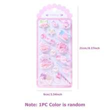 1 Pieza 9cm*21cm Pegatinas De Estampado De Lentejuelas 3d Con Agitación Aleatoria De Color Caramelo Para Juguetes De Niña Para Niños