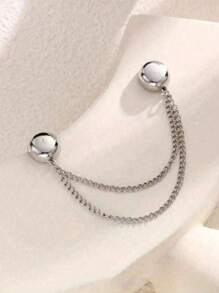 1pc Adjustable Magnetic Pants Clip And Cuff Clip - Alloy, Multiple Colors To Choose From, Detachable Hem Buckle, Suitable For Pants And T-Shirts, Seamless Fastener Accessories, Belt Tightener