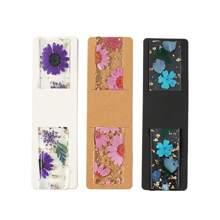 10 Sets Harz Lesezeichen Halter Kraftpapier Lesezeichen Hüllen mit durchsichtigen Tüten zum Verpacken von Lesezeichen, Kleinunternehmen Displayverpackung, Party Gastgeschenke