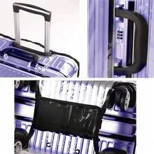 New 28 Inch Clear PVC Luggage Cover, 0.4mm Thick Heavy-Duty Waterproof, Dustproof, Anti-Scratch Suitcase Cover, Luggage Covers For Suitcase TSA Roved, Fits 28"-29" Wheeled Luggage - Thicken Black Frame Suitable   28 -29 - View 5