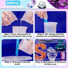 1000ml/500ml Liquid Silicone Rubber - Easy To Use Silicone Rubber For Diy Crafts, And Flexible Molding Material, Perfect For Handmade Candles, Soaps, Resin Project Making Christmas Halloween Molds And Diy Resin Molds - Multiple Specifications - View 9