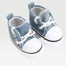 1 pezzo Scarpe tela mini: 17cm Scarpe mini, tessuto leggero e facile da indossare, versatile per ogni occasione, adatto per cosplay e come accessorio di costumi in miniatura (solo scarpe)