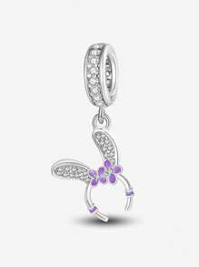 1 Stück modisches Haarband mit Kaninchen Ohren und Perlen Charms, geeignet für Frauen Armbänder, Armreifen, DIY Schmuckherstellung und tägliche Outfit Kombination, Schmuckdekoration für Mädchen